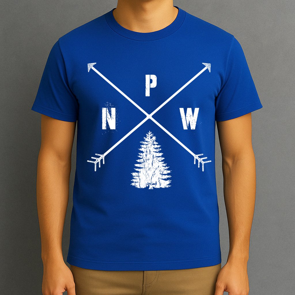 Pine Tree Pacific Northwest Pnw Arrows Fun Gift T-Shirt