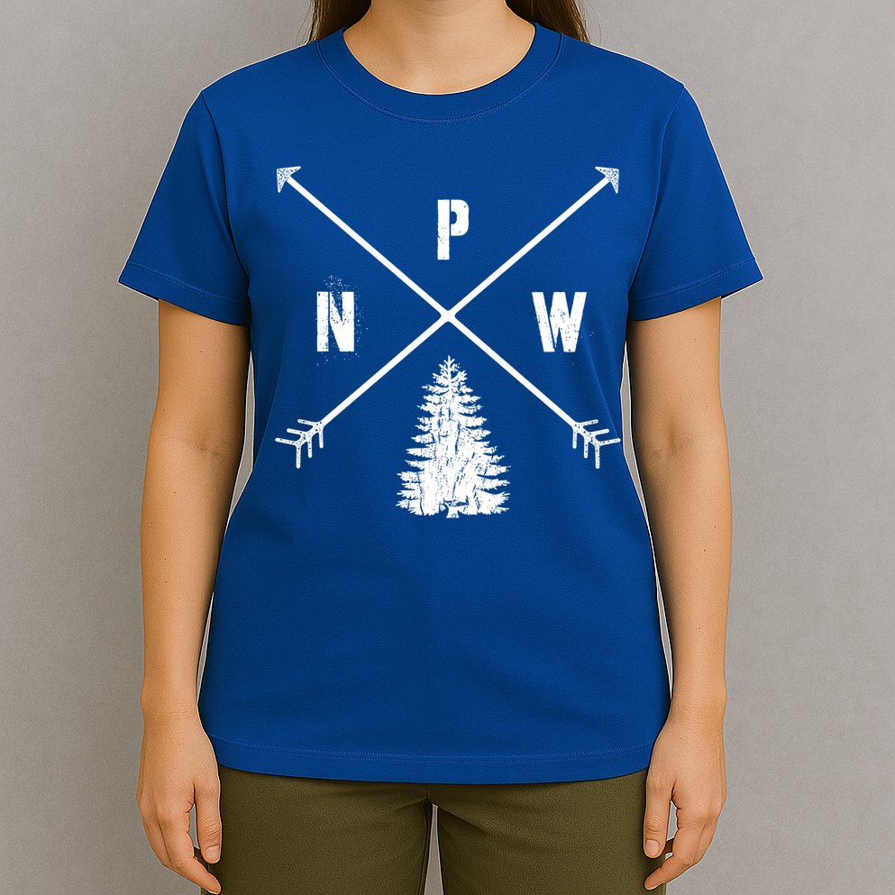 Pine Tree Pacific Northwest Pnw Arrows Fun Gift T-Shirt
