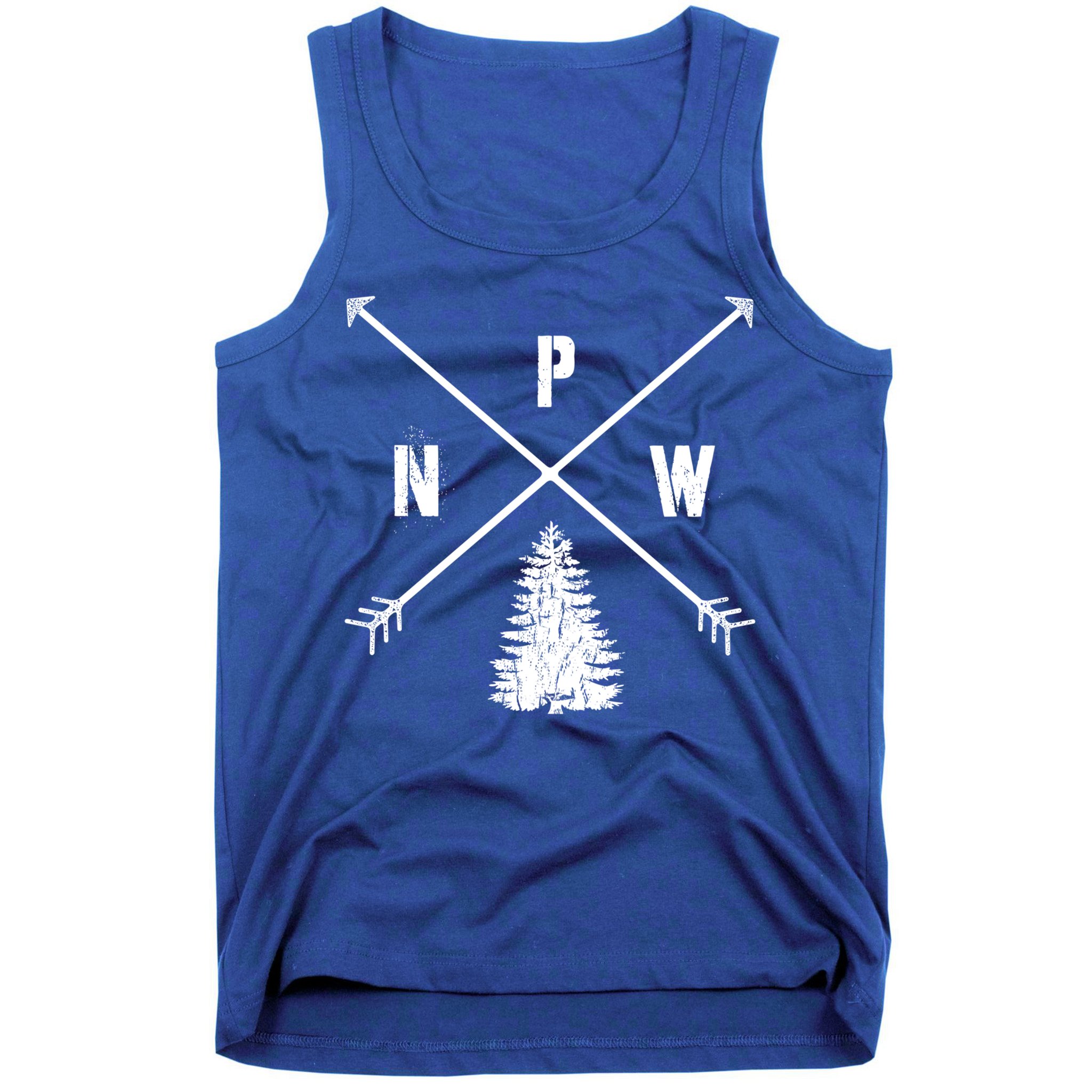 Pine Tree Pacific Northwest Pnw Arrows Fun Gift Tank Top