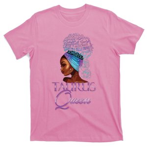 Purple Taurus Queen African American Woman April May Zodiac T-Shirt