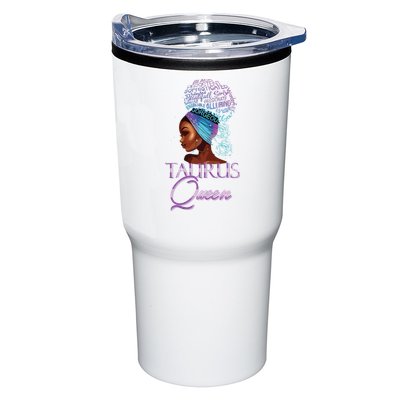 Purple Taurus Queen African American Woman April May Zodiac Tumbler