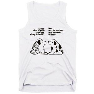 Pavlov That Rings A Bell Psychologist Tank Top