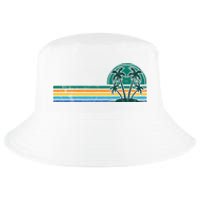 Palm Trees Retro Beach Summer Cool Comfort Performance Bucket Hat