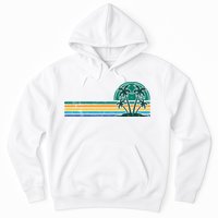 Palm Trees Retro Beach Summer Hoodie