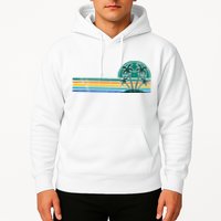 Palm Trees Retro Beach Summer Hoodie