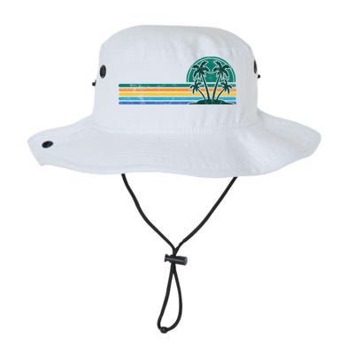 Palm Trees Retro Beach Summer Bucket Hat