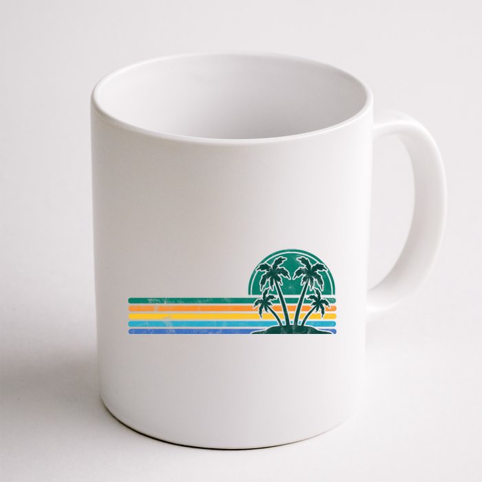 Palm Trees Retro Beach Summer Coffee Mug