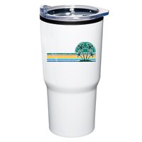 Palm Trees Retro Beach Summer Tumbler