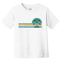 Palm Trees Retro Beach Summer Toddler T-Shirt