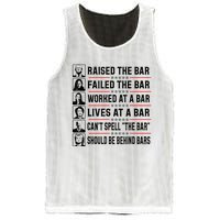 Pro Trump Raised The Bar Funny Political Anti Biden Meme Mesh Reversible Basketball Jersey Tank