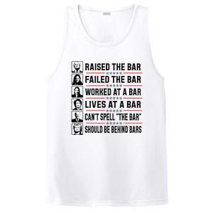 Pro Trump Raised The Bar Funny Political Anti Biden Meme PosiCharge Competitor Tank