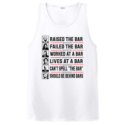 Pro Trump Raised The Bar Funny Political Anti Biden Meme PosiCharge Competitor Tank