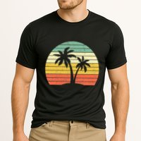Palm Tree Retro Tropical Beach Performance Shirt