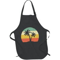 Palm Tree Retro Tropical Beach Apron