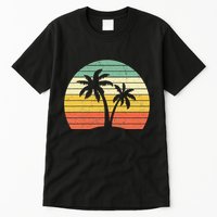 Palm Tree Retro Tropical Beach Tall T-Shirt