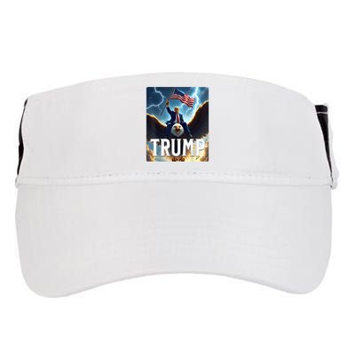 President Trump Riding An Eagle. Patriotic Political Adult Drive Performance Visor