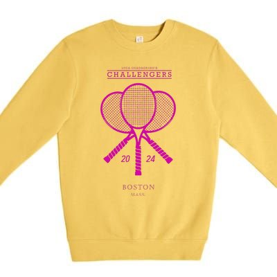 Pink Tennis Rackets Challengers Movie Premium Crewneck Sweatshirt