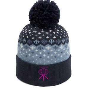 Pink Tennis Rackets Challengers Movie The Baniff Cuffed Pom Beanie