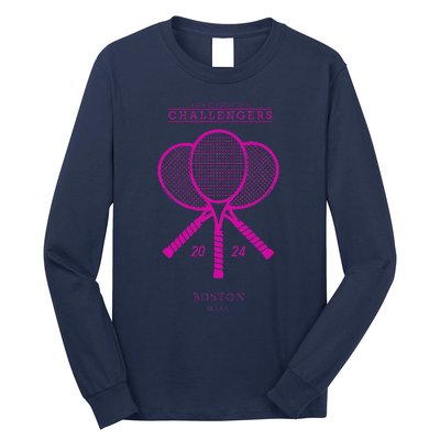 Pink Tennis Rackets Challengers Movie Long Sleeve Shirt