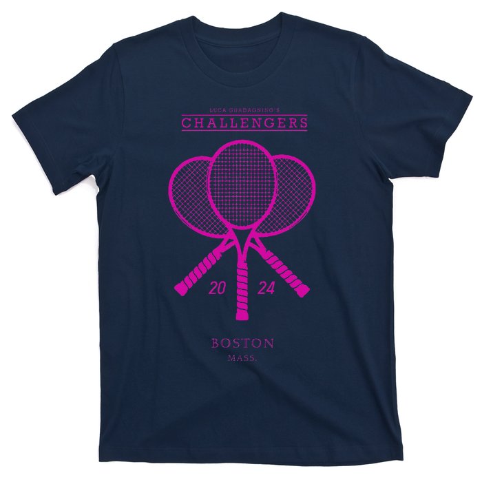 Pink Tennis Rackets Challengers Movie T-Shirt