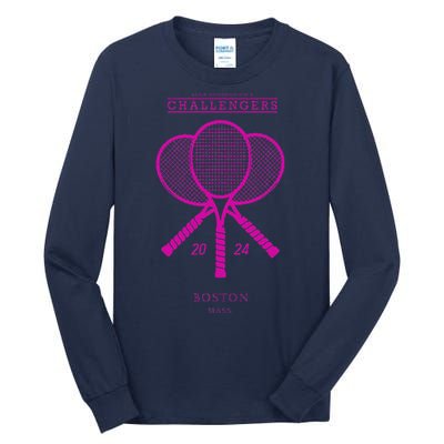 Pink Tennis Rackets Challengers Movie Tall Long Sleeve T-Shirt