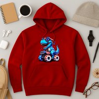 Patriotic T Rex Riding Monster Truck Hoodie