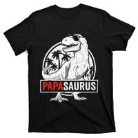 Papasaurus T Rex Dinosaur Papa Saurus Family Matching Tank Top T-Shirt