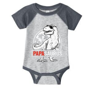 Papasaurus T Rex Dinosaur Papa Saurus Family Matching Tank Top Infant Baby Jersey Bodysuit