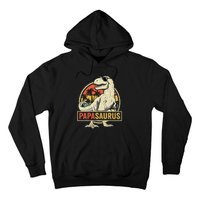 Papasaurus T Rex Dinosaur Papa Saurus Family Matching Hoodie