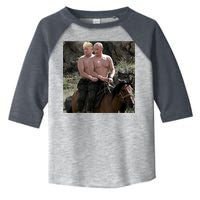 Putin Trump Riding Horse | Russia Tee Toddler Fine Jersey T-Shirt