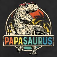 Papasaurus T Rex Papa Dinosaur Grandpa Saurus Fathers Day 11oz C Handle Ceramic Mug
