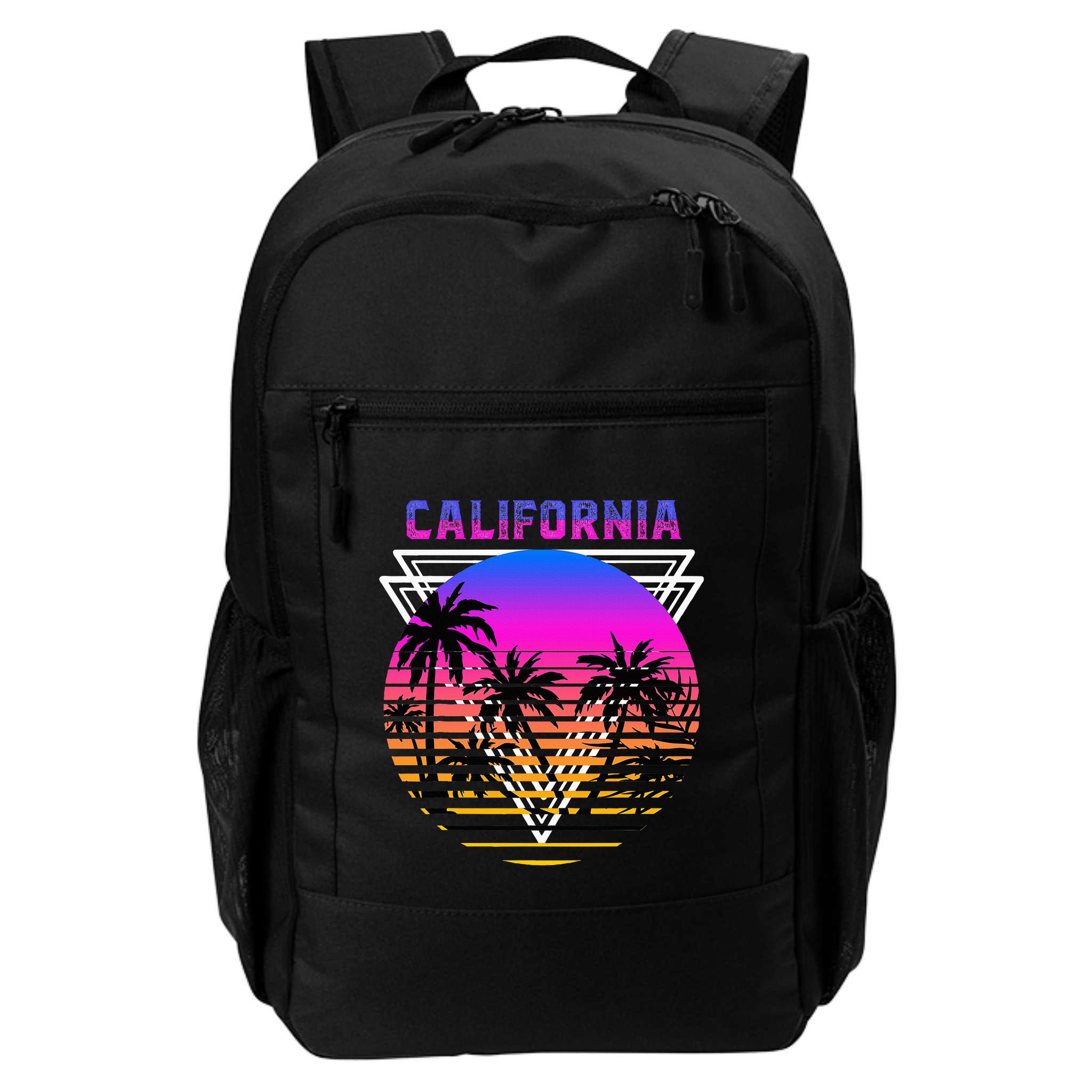Palm Trees Retro Cali Long Beach Vintage Tropical California Backpack