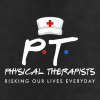 Physical Therapists Risking Our Lives Everyday 7 Panel Mesh Trucker Snapback Hat