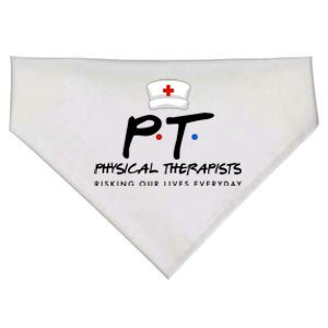 Physical Therapists Risking Our Lives Everyday USA-Made Doggie Bandana