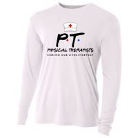 Physical Therapists Risking Our Lives Everyday Cooling Performance Long Sleeve Crew