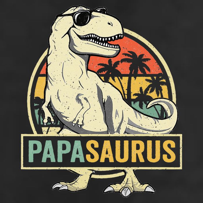 Papasaurus T Rex Dinosaur Papa Saurus Family Matching 15oz Campfire Ceramic Mug