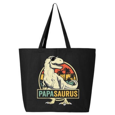 Papasaurus T Rex Dinosaur Papa Saurus Family Matching 25L Jumbo Tote