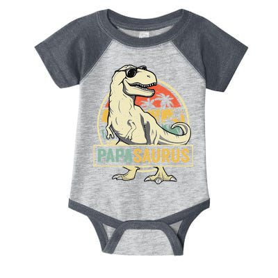 Papasaurus T Rex Dinosaur Papa Saurus Family Matching Infant Baby Jersey Bodysuit