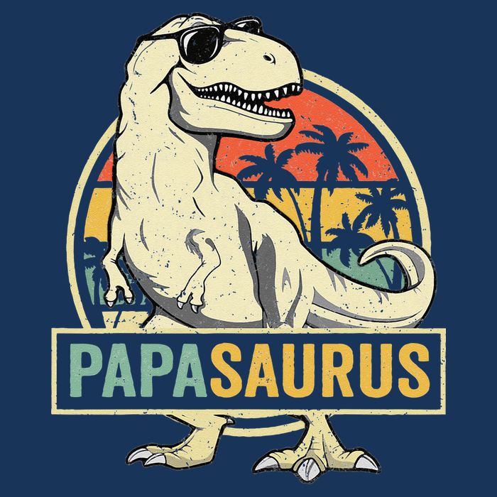 Papasaurus T Rex Dinosaur Papa Saurus Family Matching Infant Baby Jersey Bodysuit