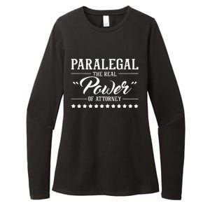 Paralegal The Real Power Of Attorney Attorney Assistant Womens CVC Long Sleeve Shirt