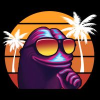 Pepe Tropical Retro Sunset Backpack