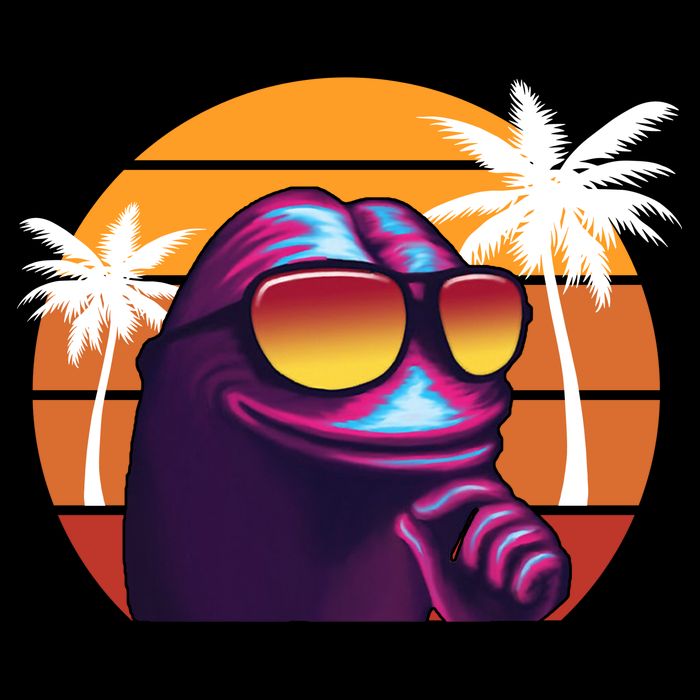 Pepe Tropical Retro Sunset Backpack