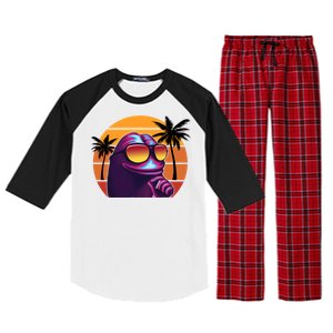 Pepe Tropical Retro Sunset Raglan Sleeve Pajama Set