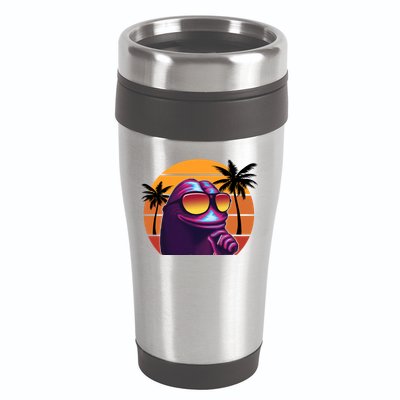 Pepe Tropical Retro Sunset 16oz Travel Tumbler