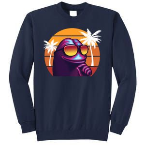 Pepe Tropical Retro Sunset Tall Sweatshirt