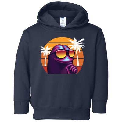 Pepe Tropical Retro Sunset Toddler Hoodie