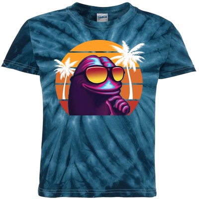 Pepe Tropical Retro Sunset Kids Tie-Dye T-Shirt