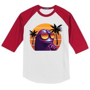 Pepe Tropical Retro Sunset Kids Colorblock Raglan Jersey