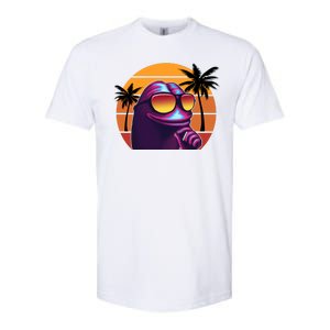 Pepe Tropical Retro Sunset Softstyle CVC T-Shirt