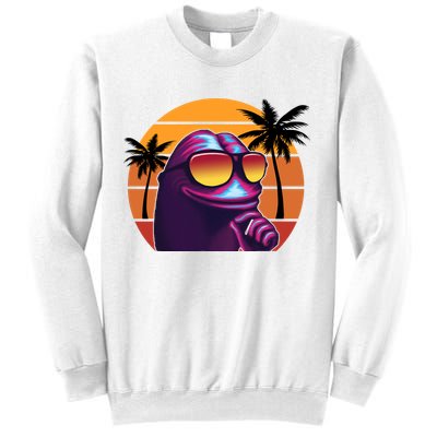 Pepe Tropical Retro Sunset Sweatshirt